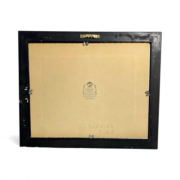 Shima Art Company Vintage Japanese Hiroshige 5x7 Woodblock Print 1930’s - Picture 5 of 7